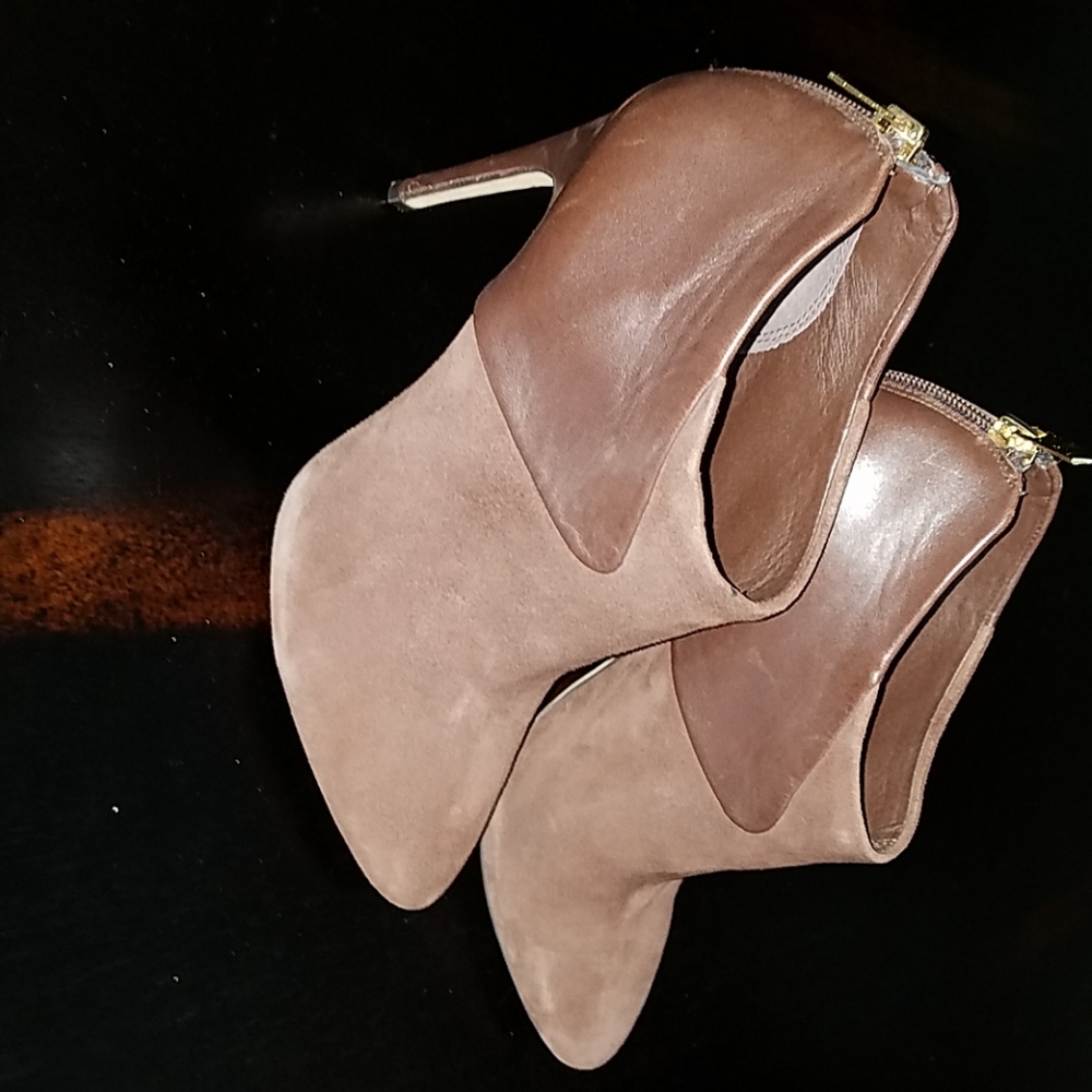 Sam Edelman Brown Suede and leather trim shoes